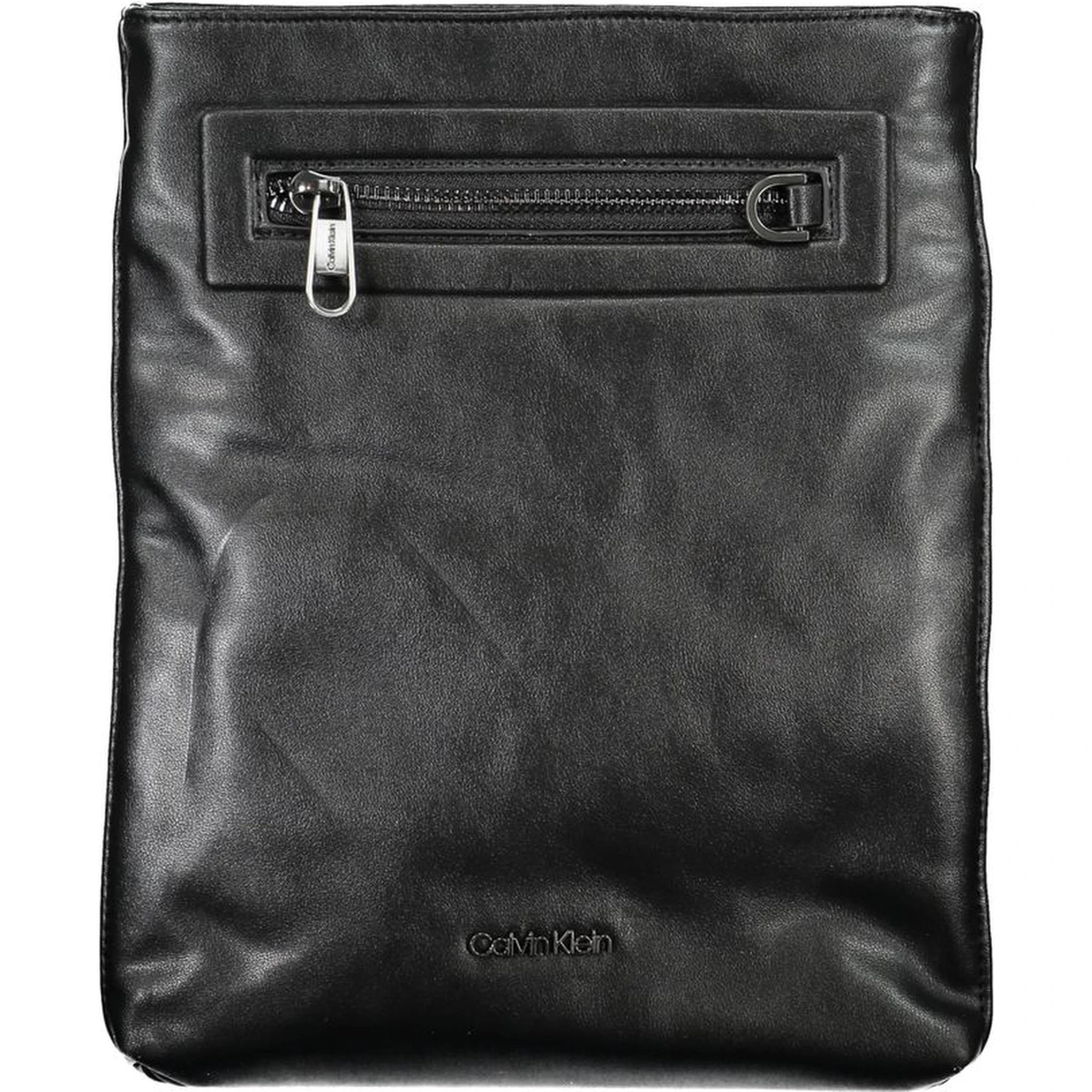 Black Polyester Shoulder Bag