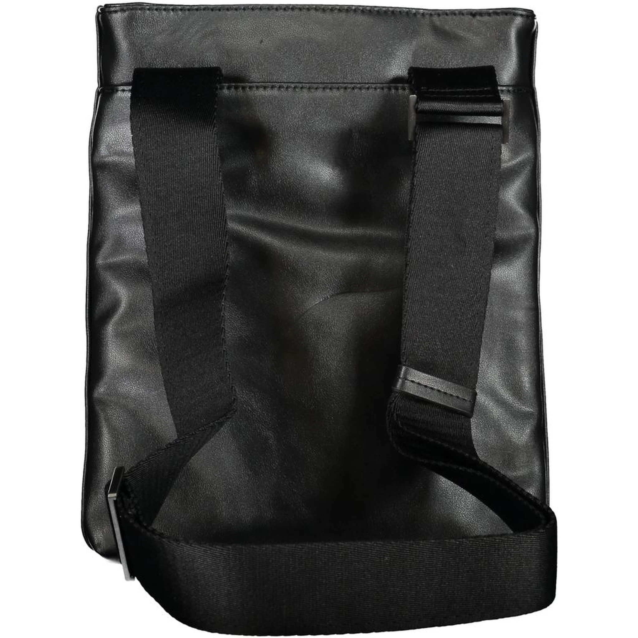 Black Polyester Shoulder Bag