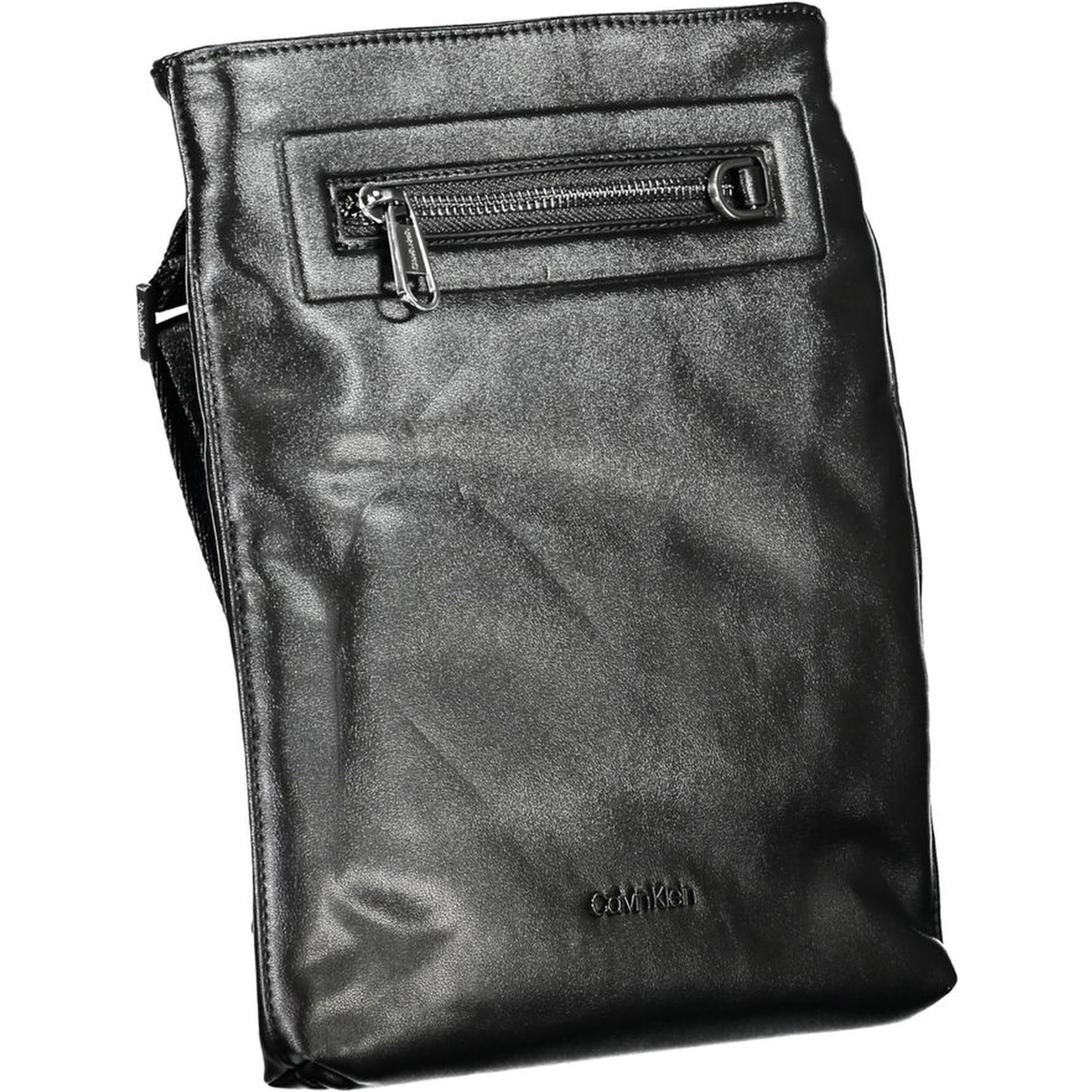 Black Polyester Shoulder Bag