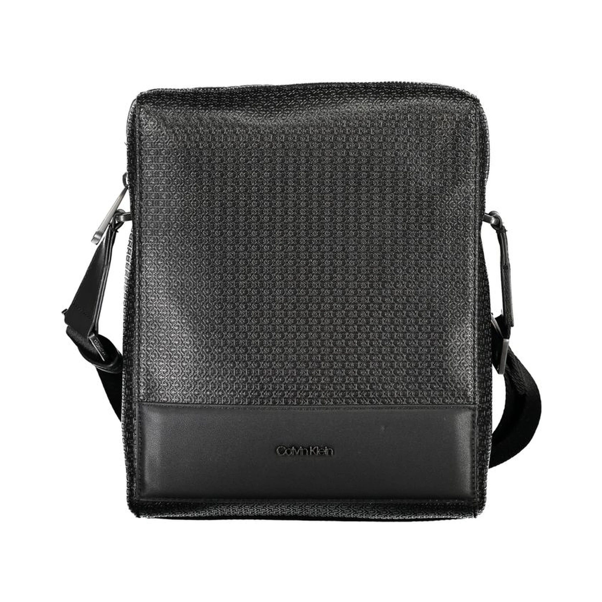 Black Polyester Shoulder Bag