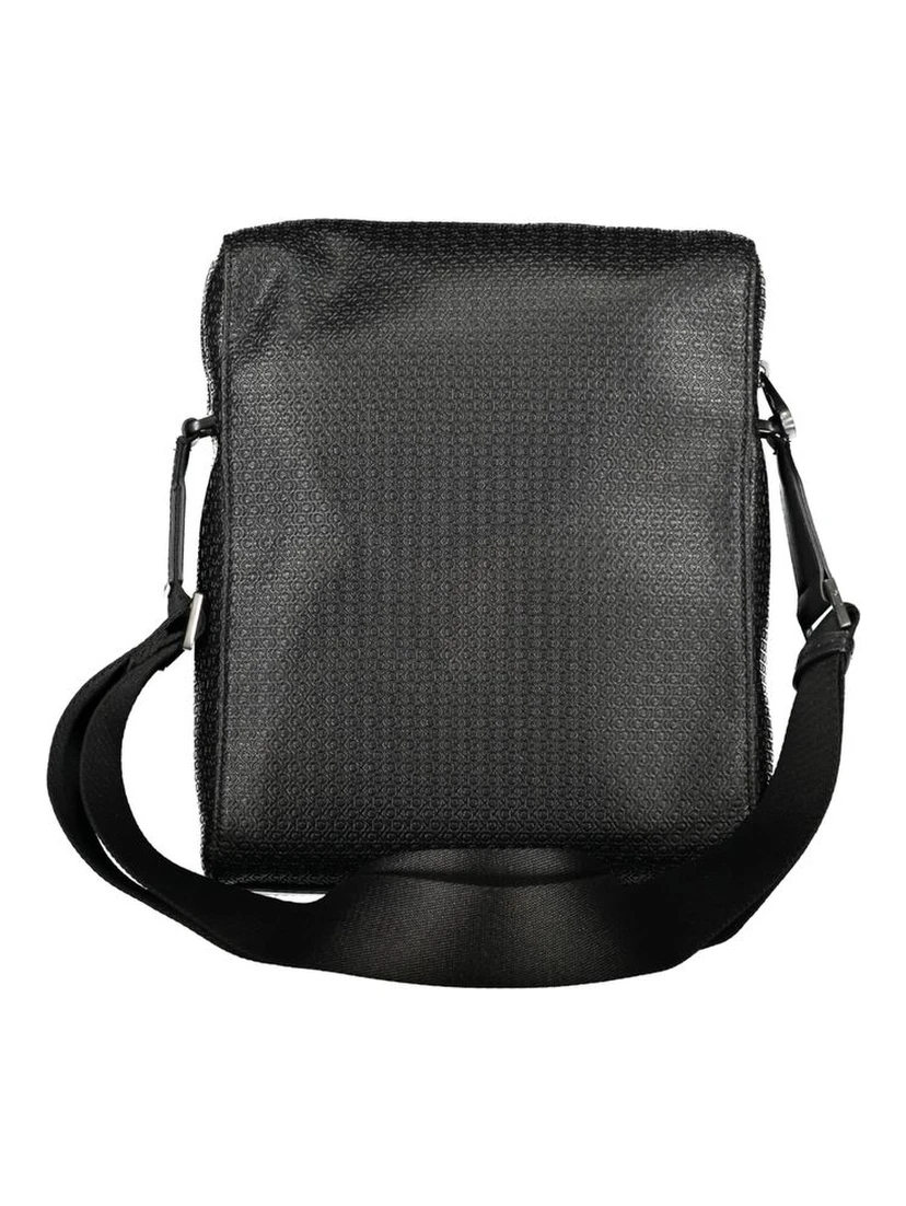 Black Polyester Shoulder Bag