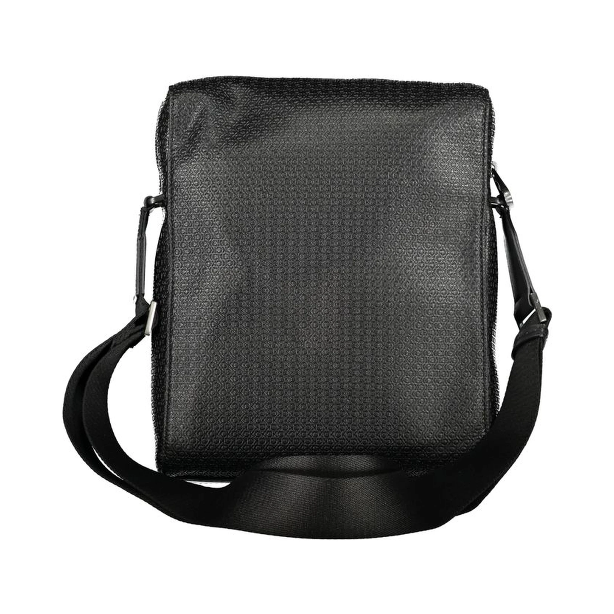 Black Polyester Shoulder Bag