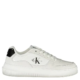 White Polyester Sneaker