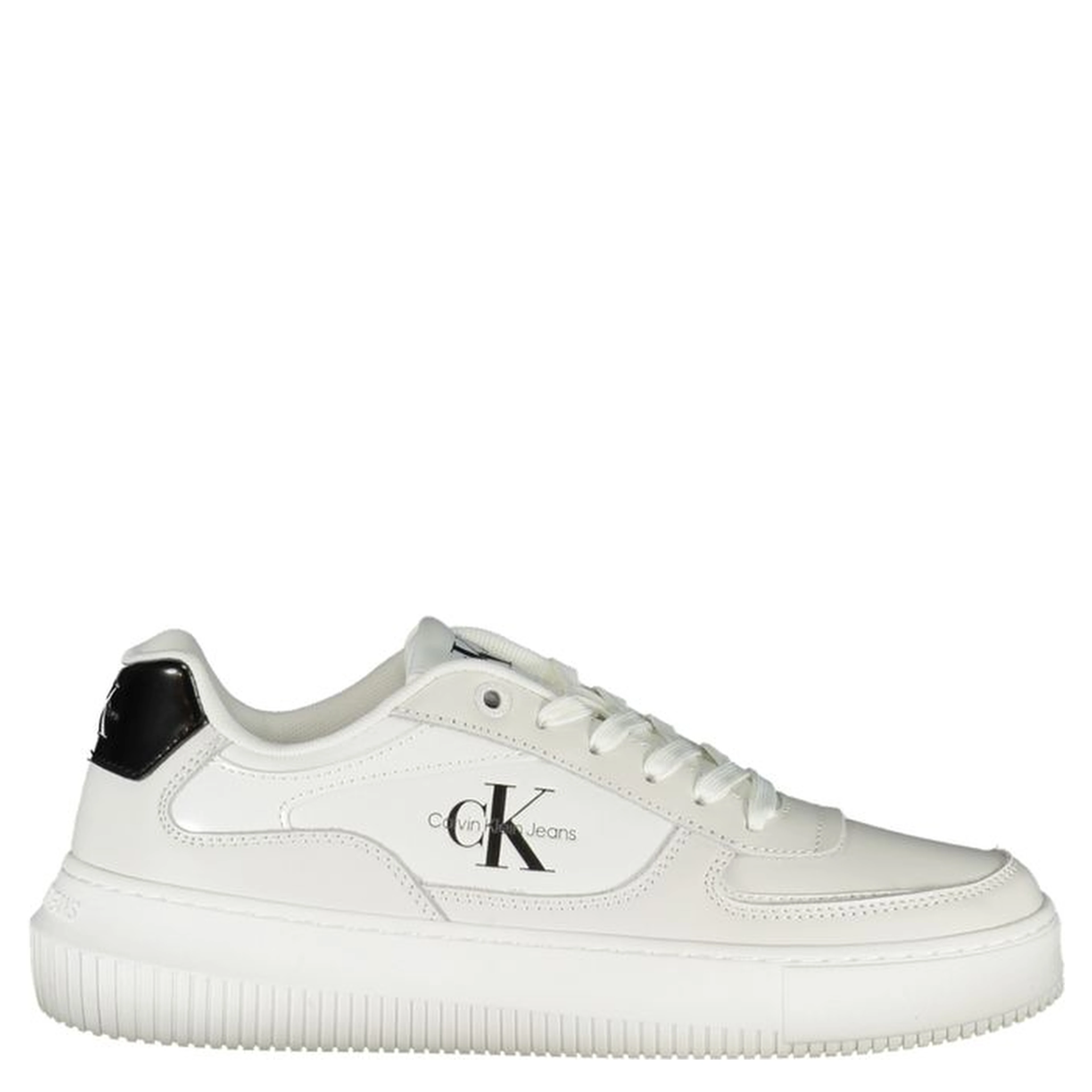 White Polyester Sneaker