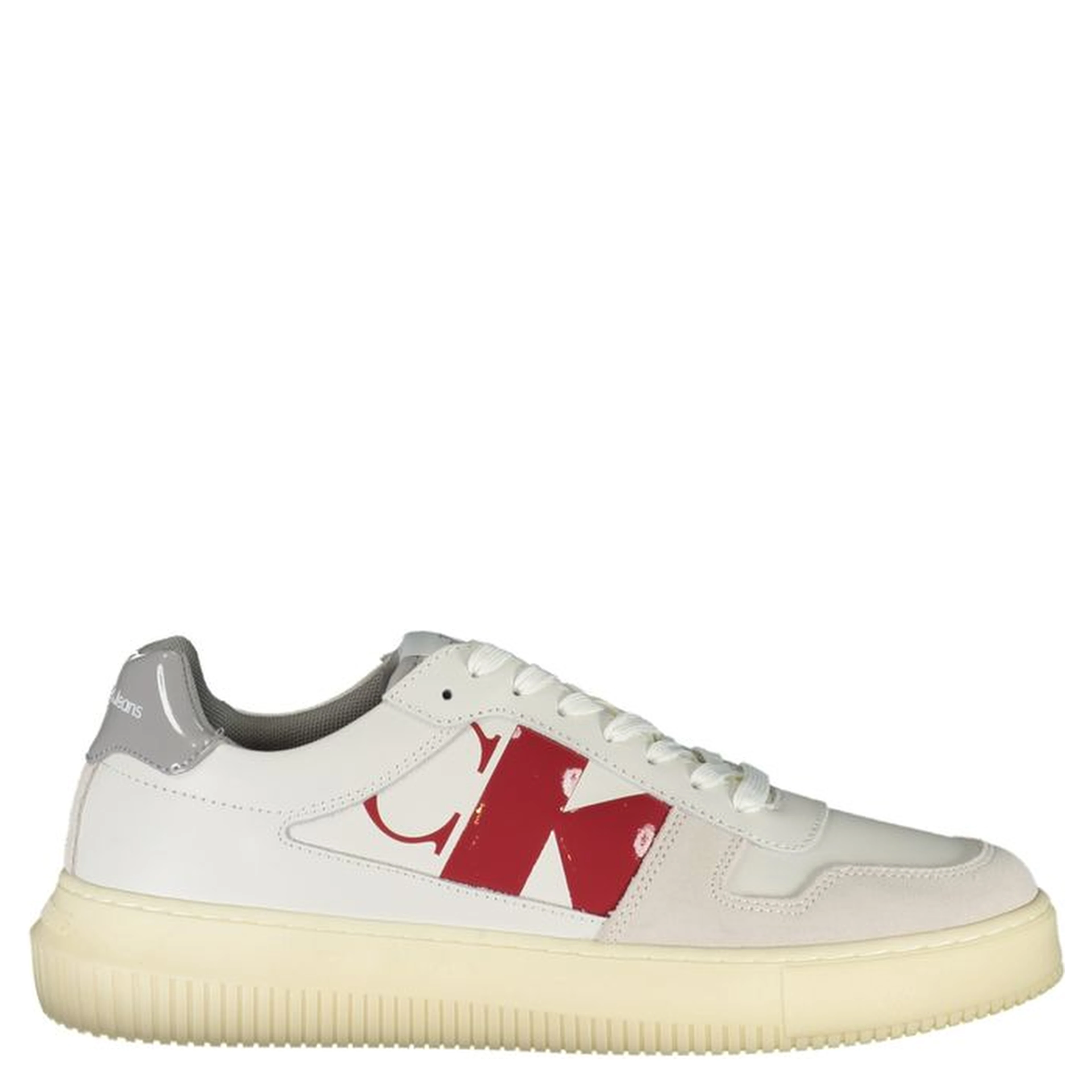 White Polyester Sneaker