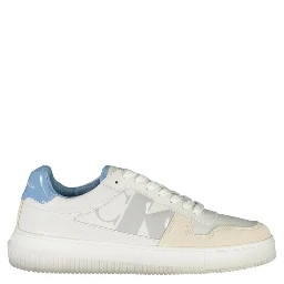 White Polyester Sneaker