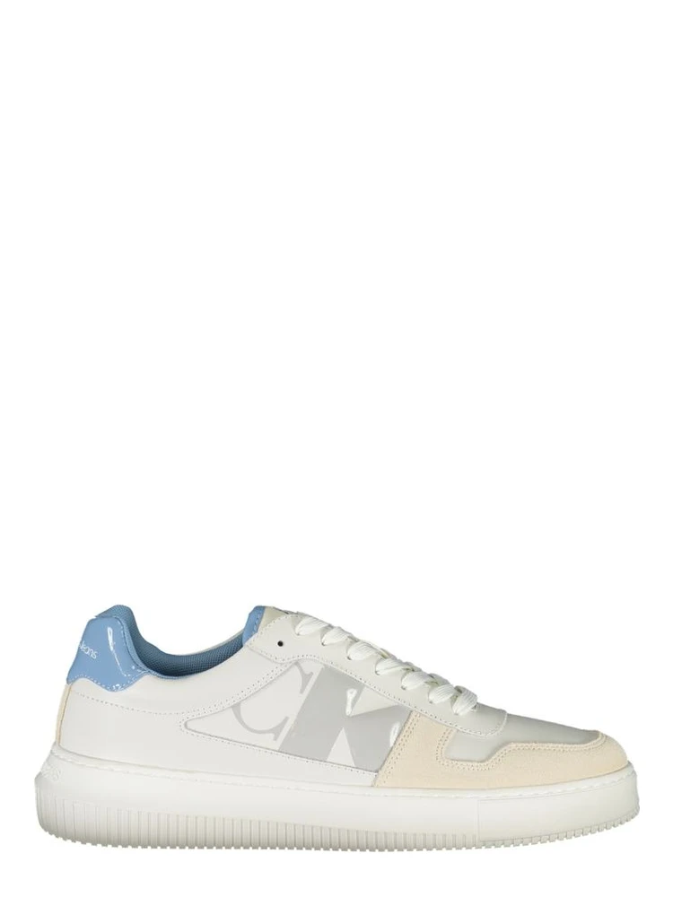 White Polyester Sneaker