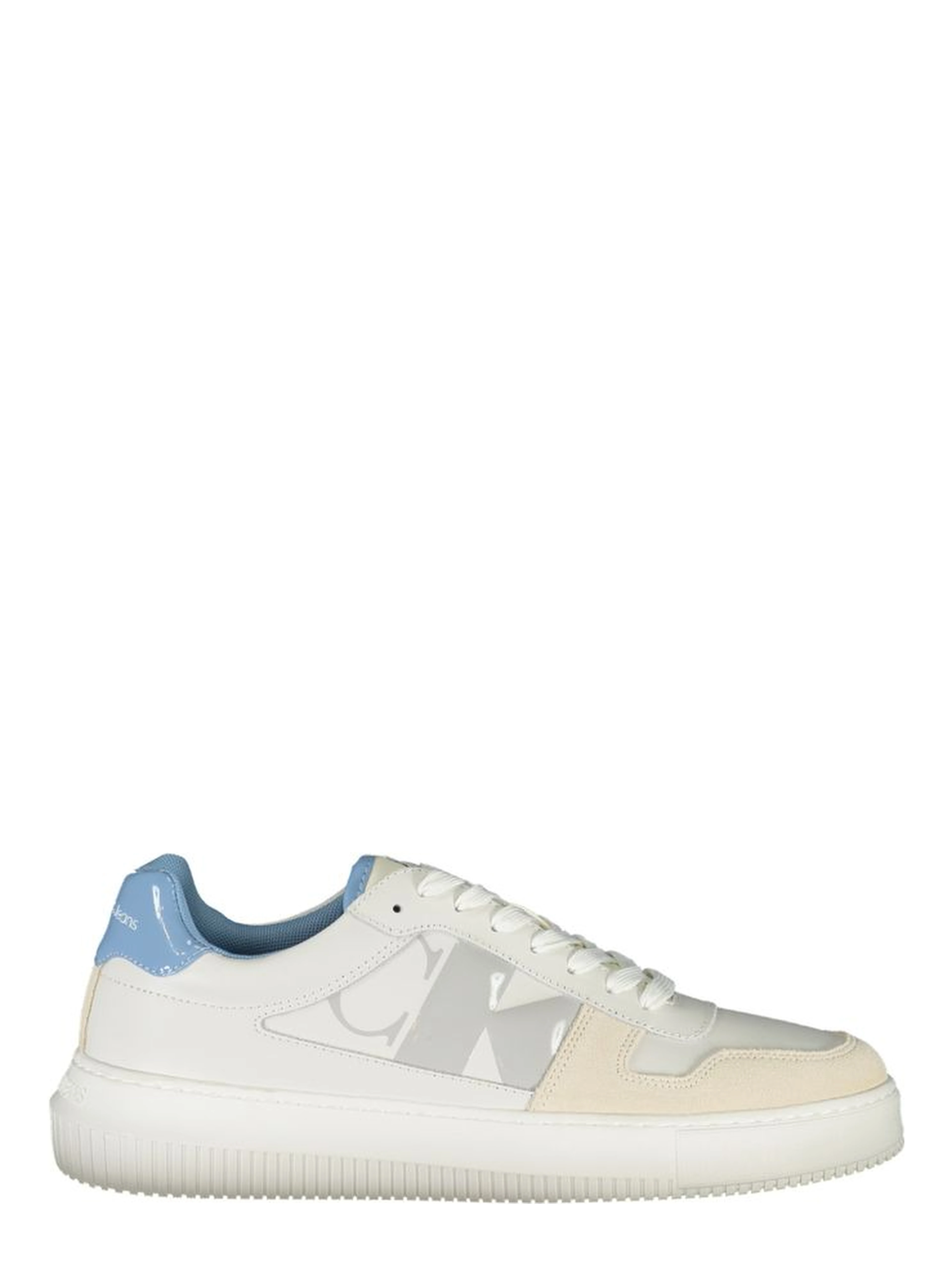 White Polyester Sneaker