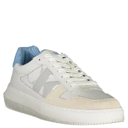 White Polyester Sneaker