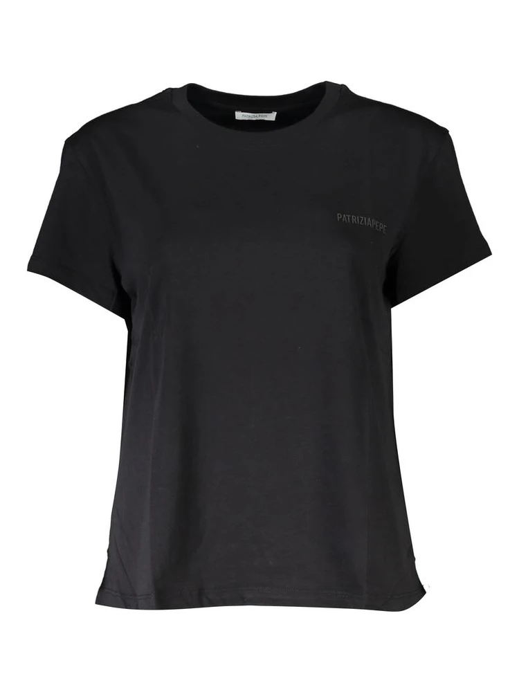 Black Cotton T-Shirt