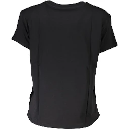 Black Cotton T-Shirt