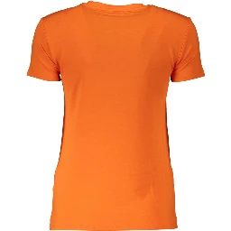 Orange Elastane T-Shirt