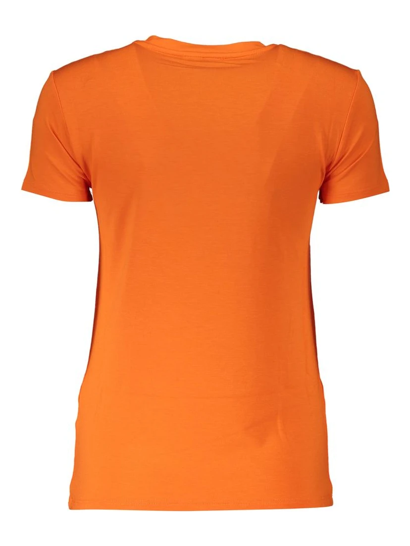 Orange Elastane T-Shirt