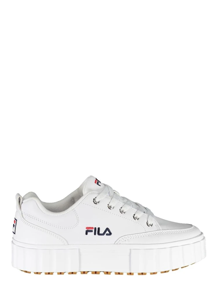 White Polyester Sneaker