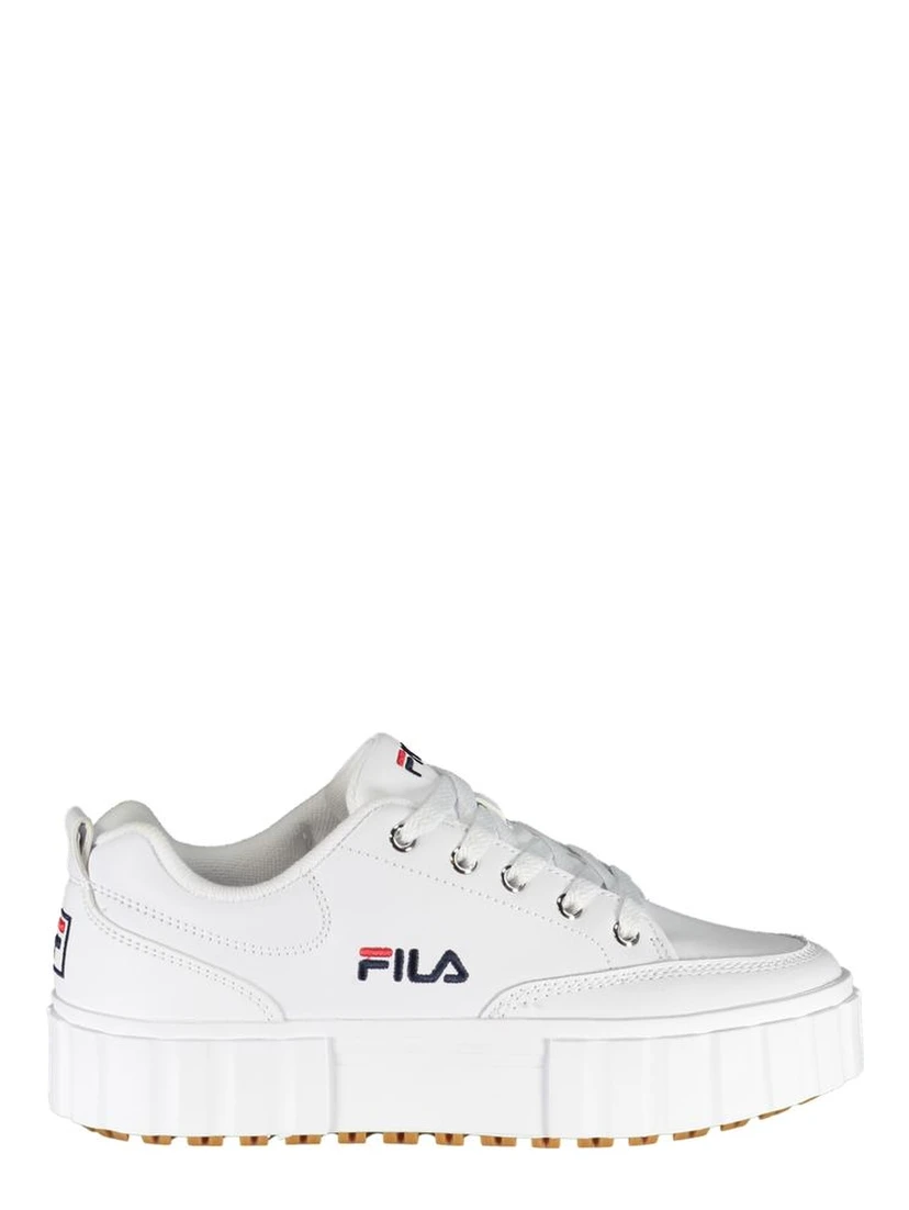 White Polyester Sneaker