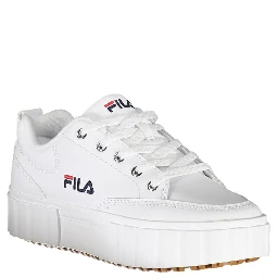 White Polyester Sneaker