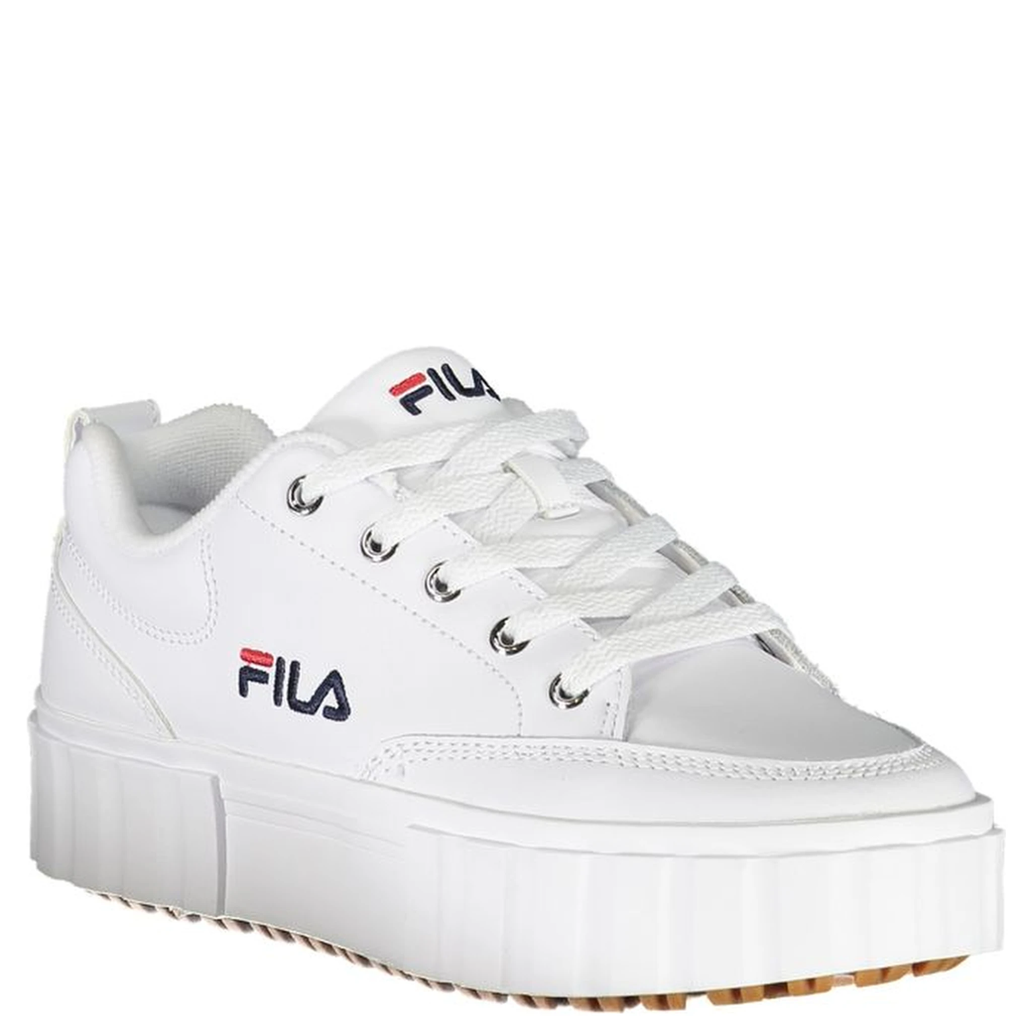 White Polyester Sneaker