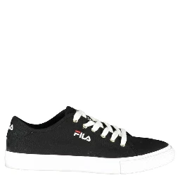 Black Polyester Sneaker