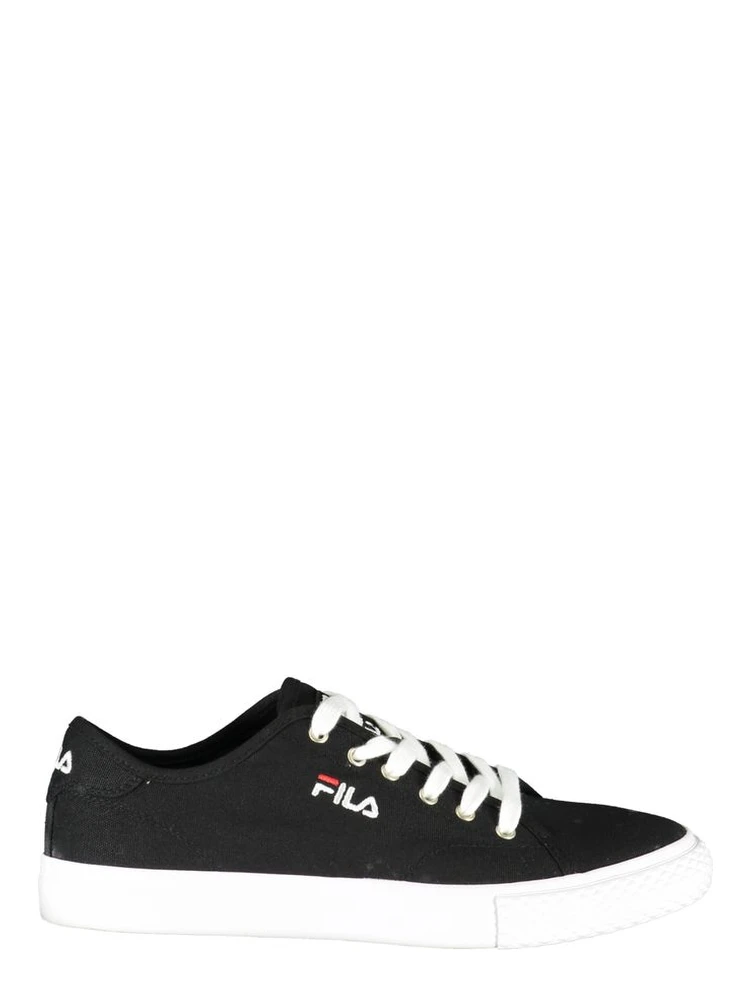 Black Polyester Sneaker