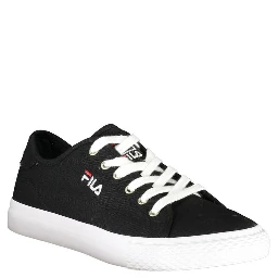 Black Polyester Sneaker