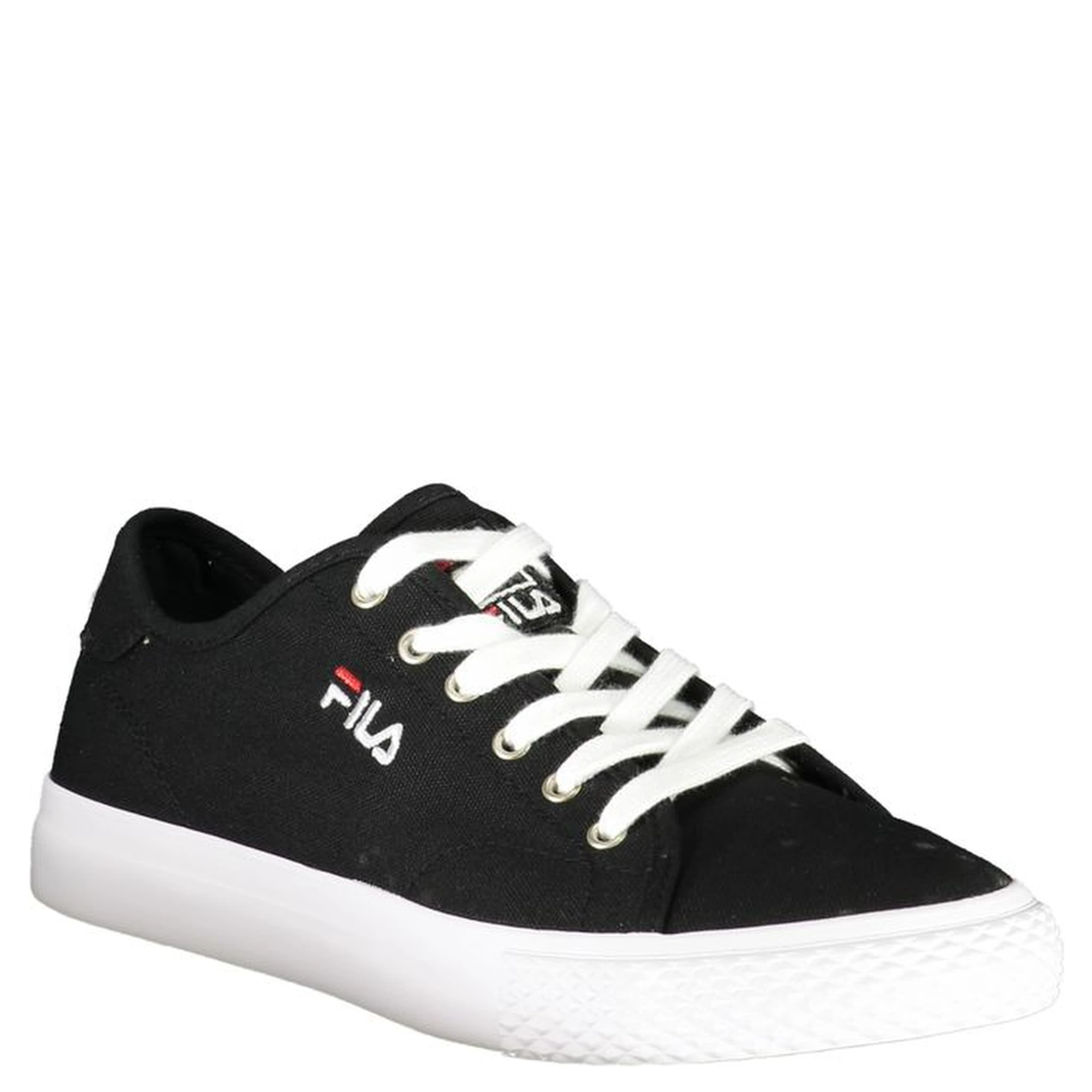 Black Polyester Sneaker
