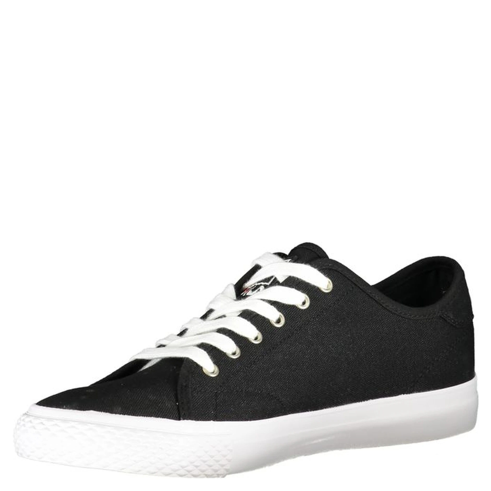 Black Polyester Sneaker