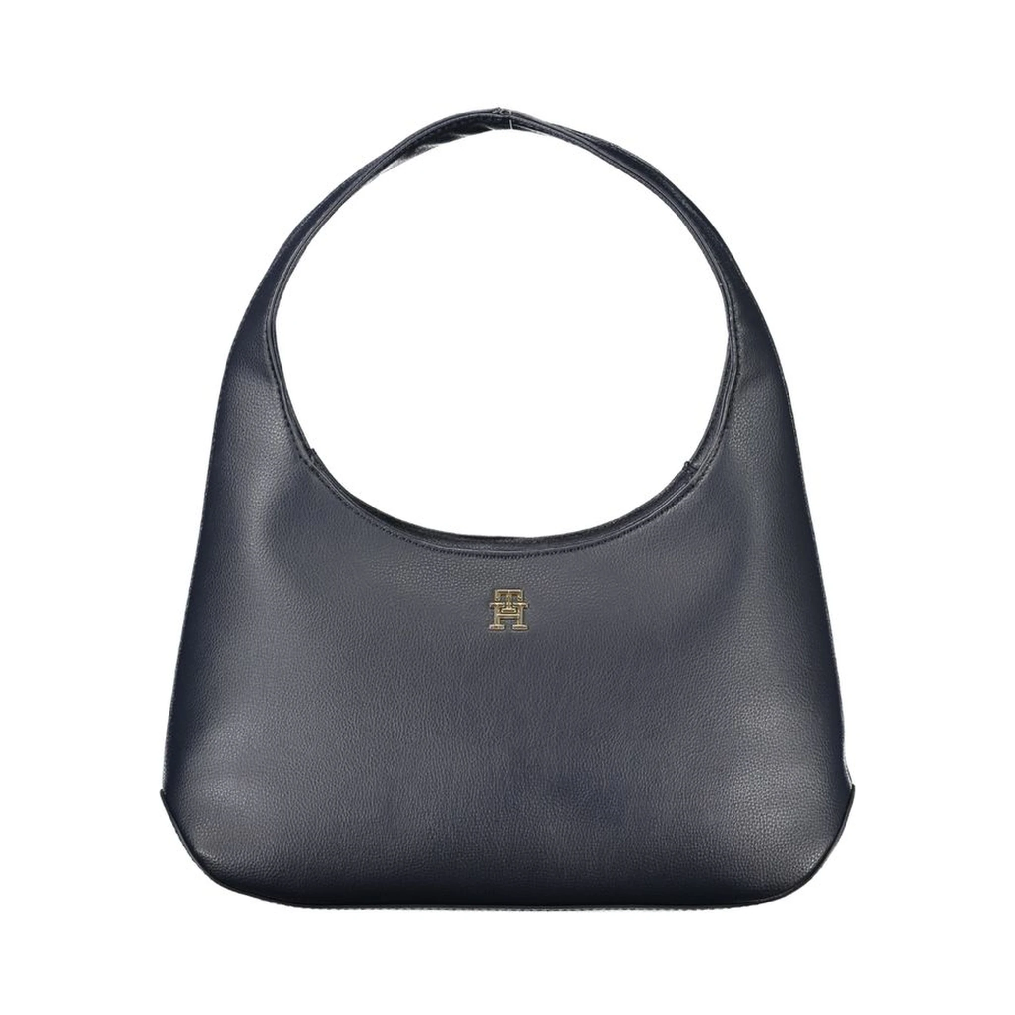 Blue Polyester Handbag