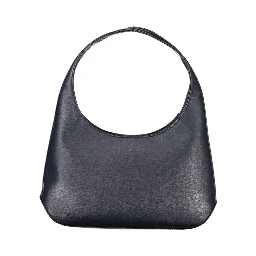 Blue Polyester Handbag