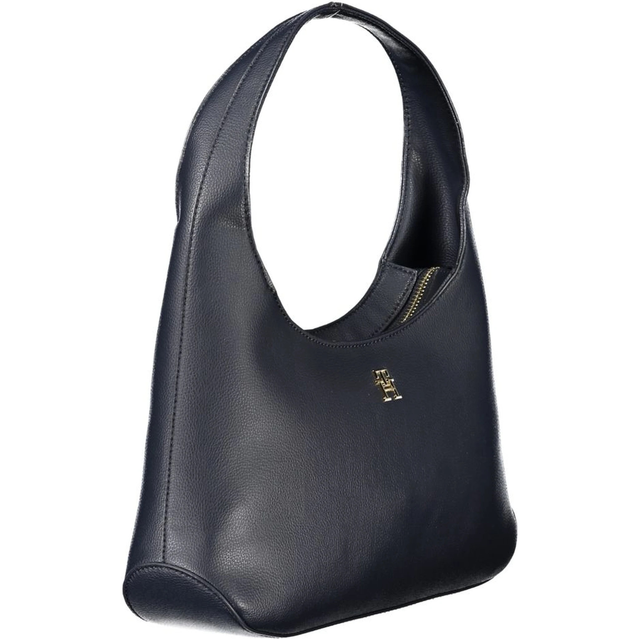 Blue Polyester Handbag