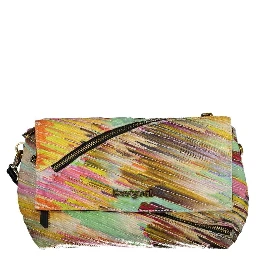 Yellow Polyester Handbag