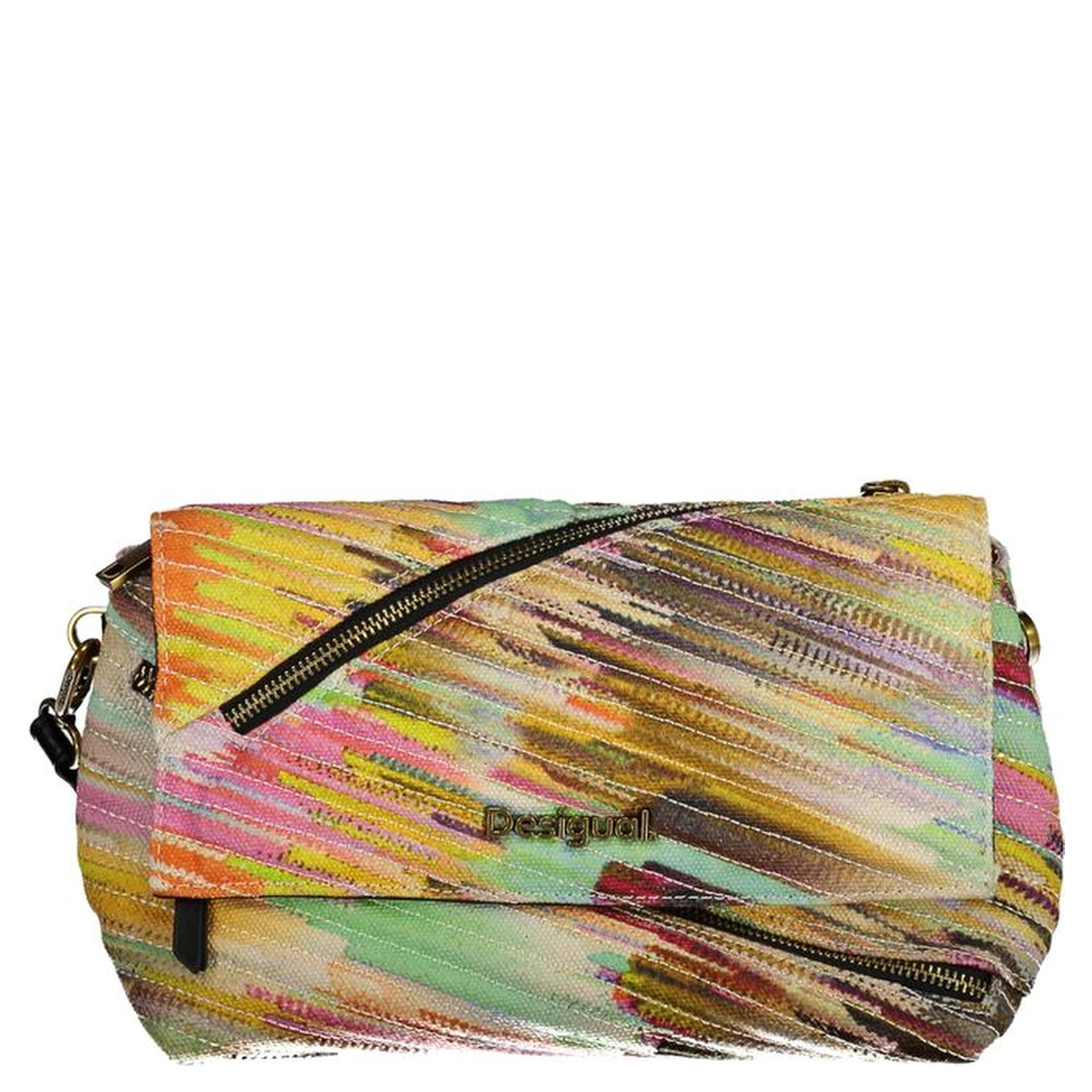 Yellow Polyester Handbag