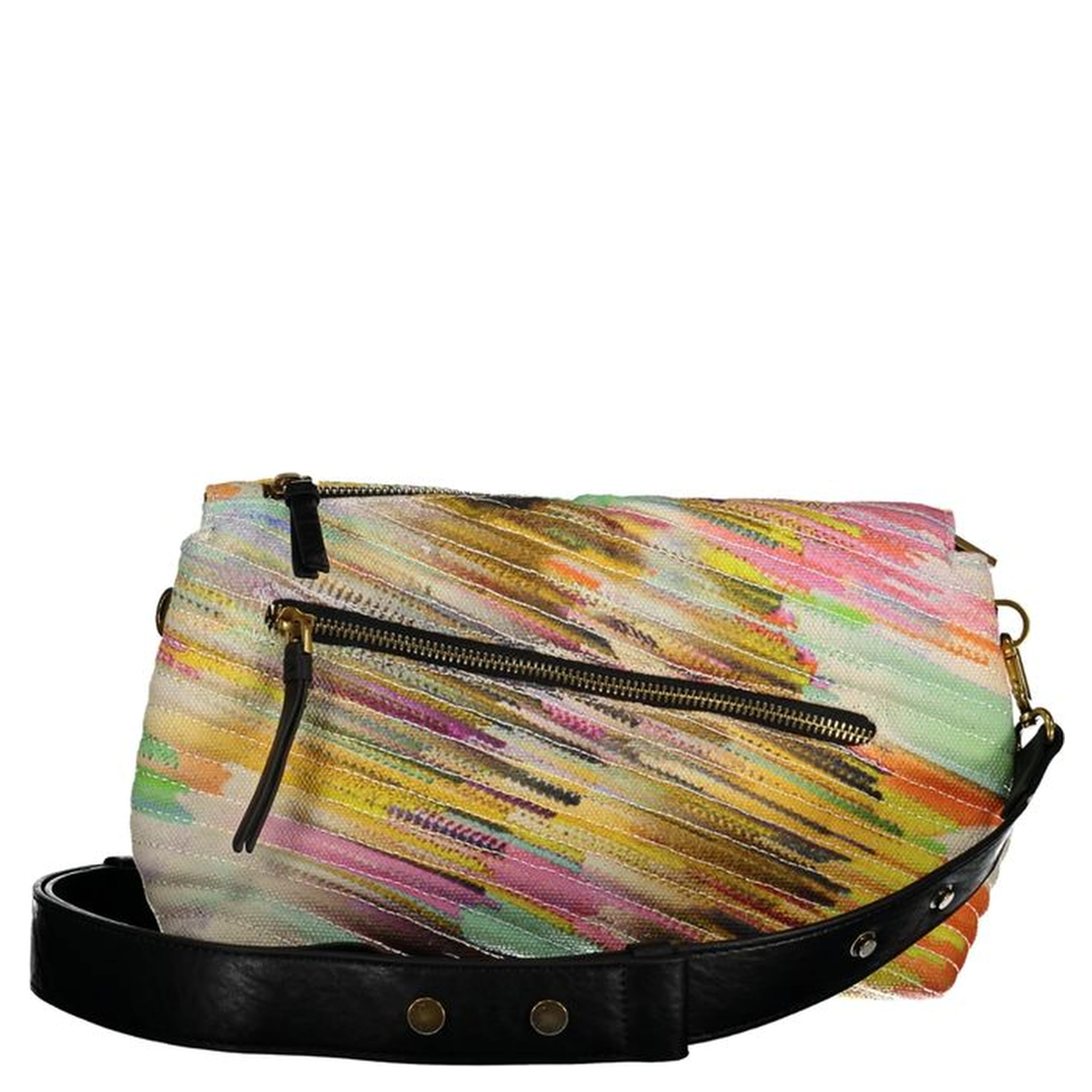 Yellow Polyester Handbag