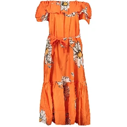 Orange Cotton Dress