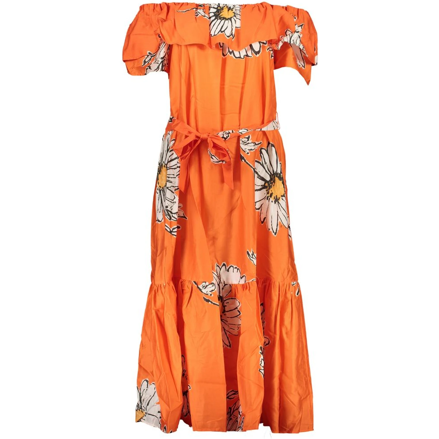 Orange Cotton Dress