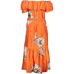 Orange Cotton Dress