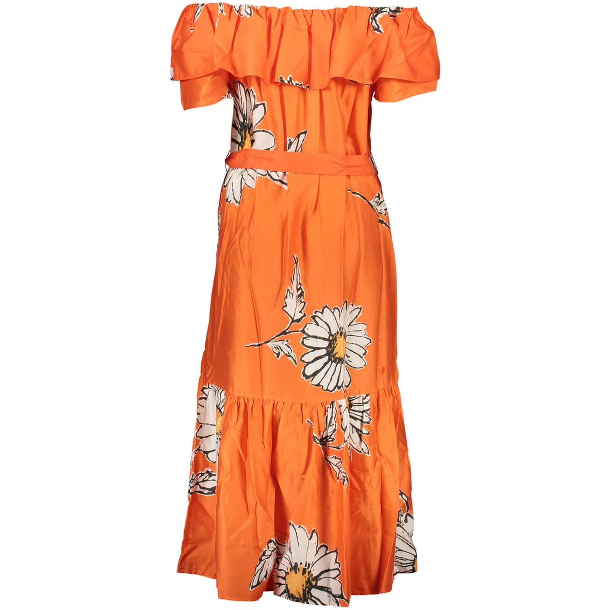 Orange Cotton Dress