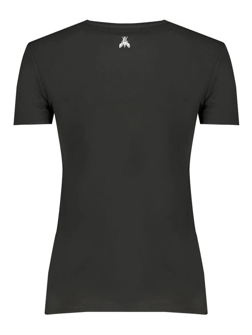 Black Elastane T-Shirt