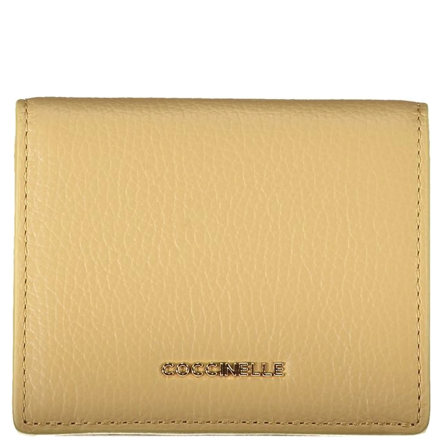 Beige Leather Wallet