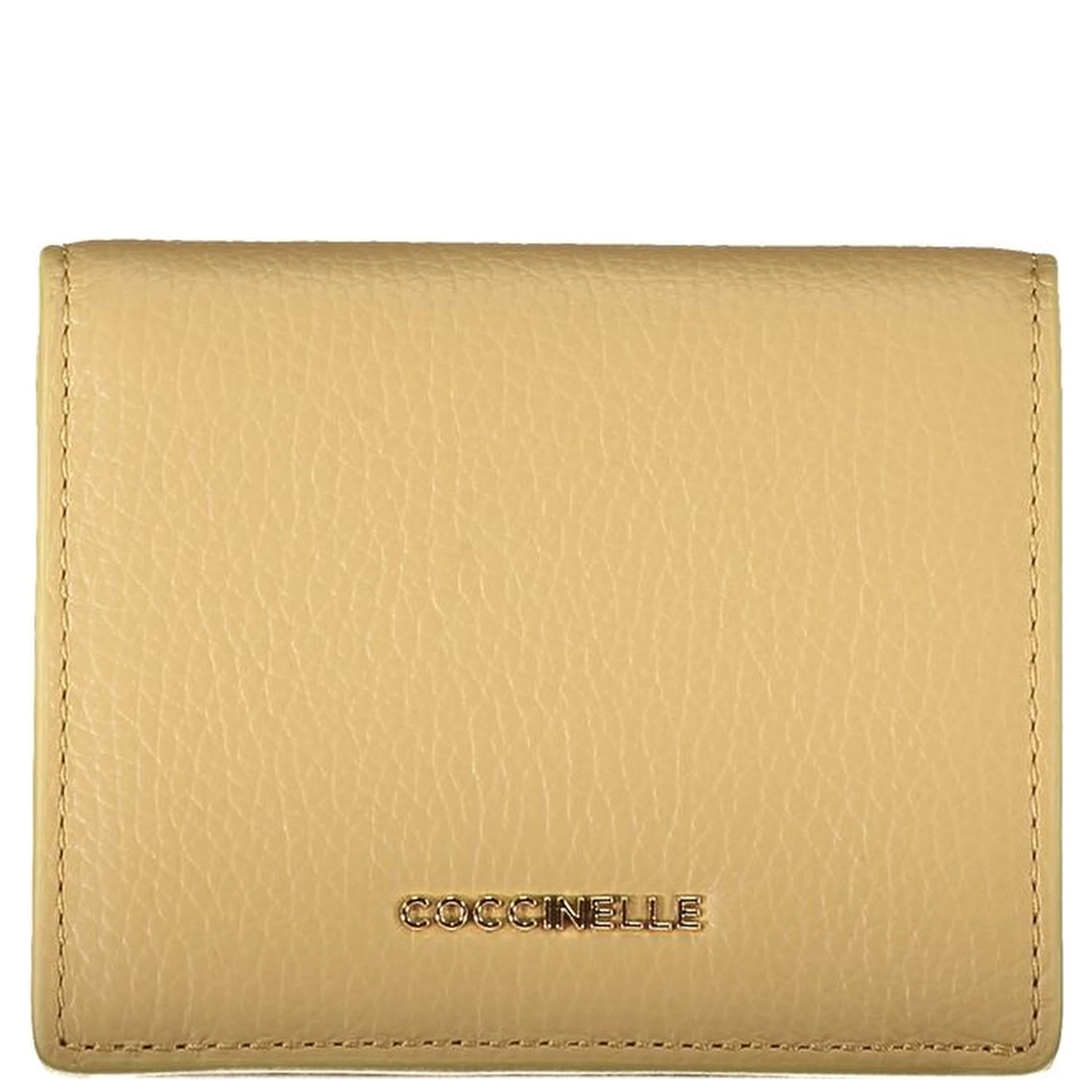 Beige Leather Wallet