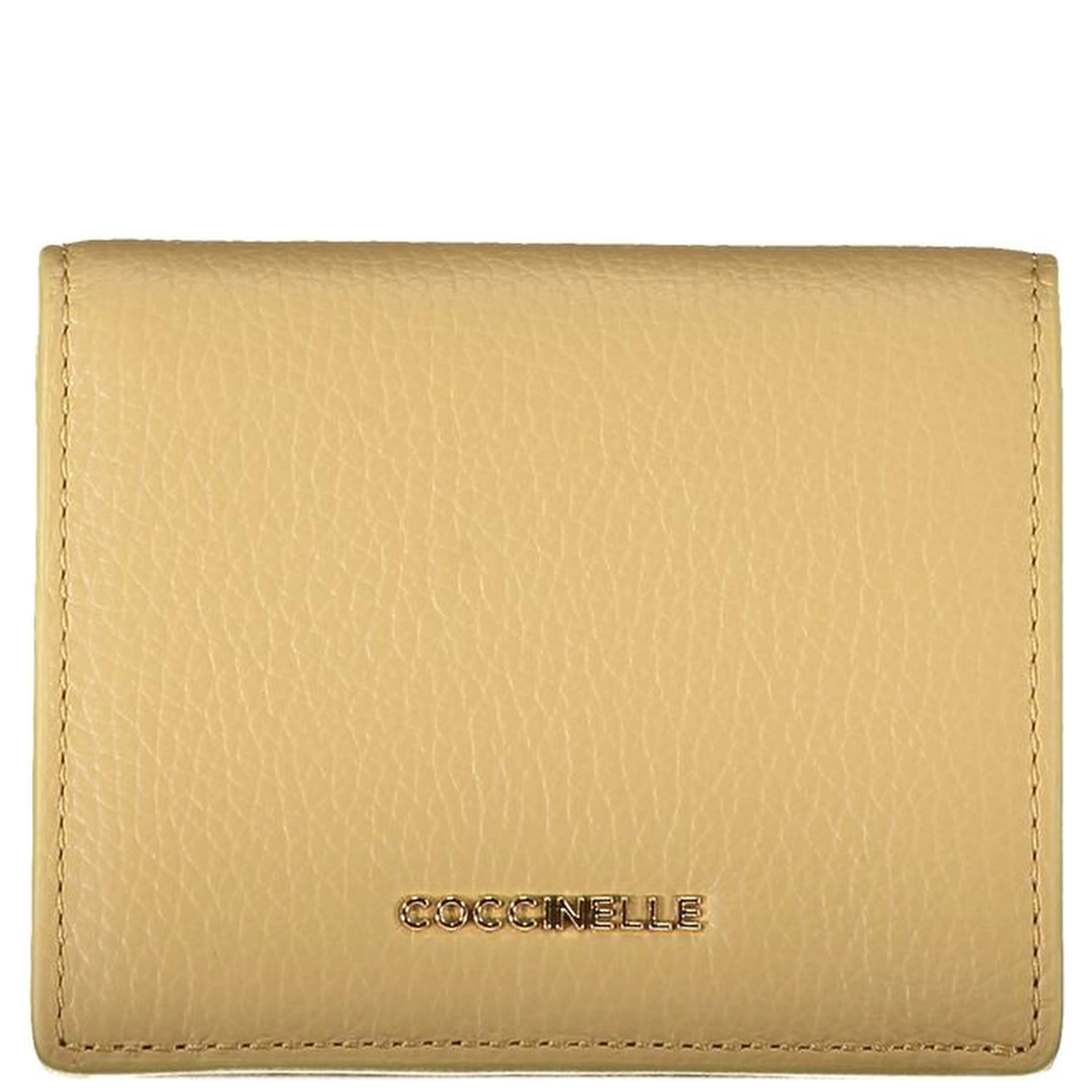 Beige Leather Wallet