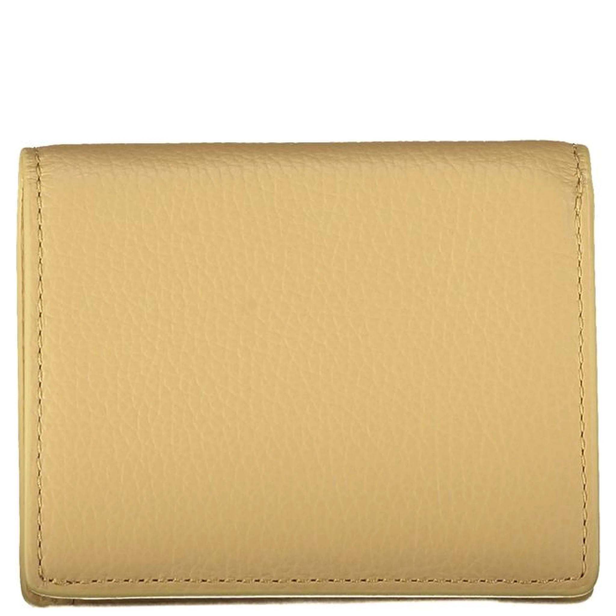 Beige Leather Wallet