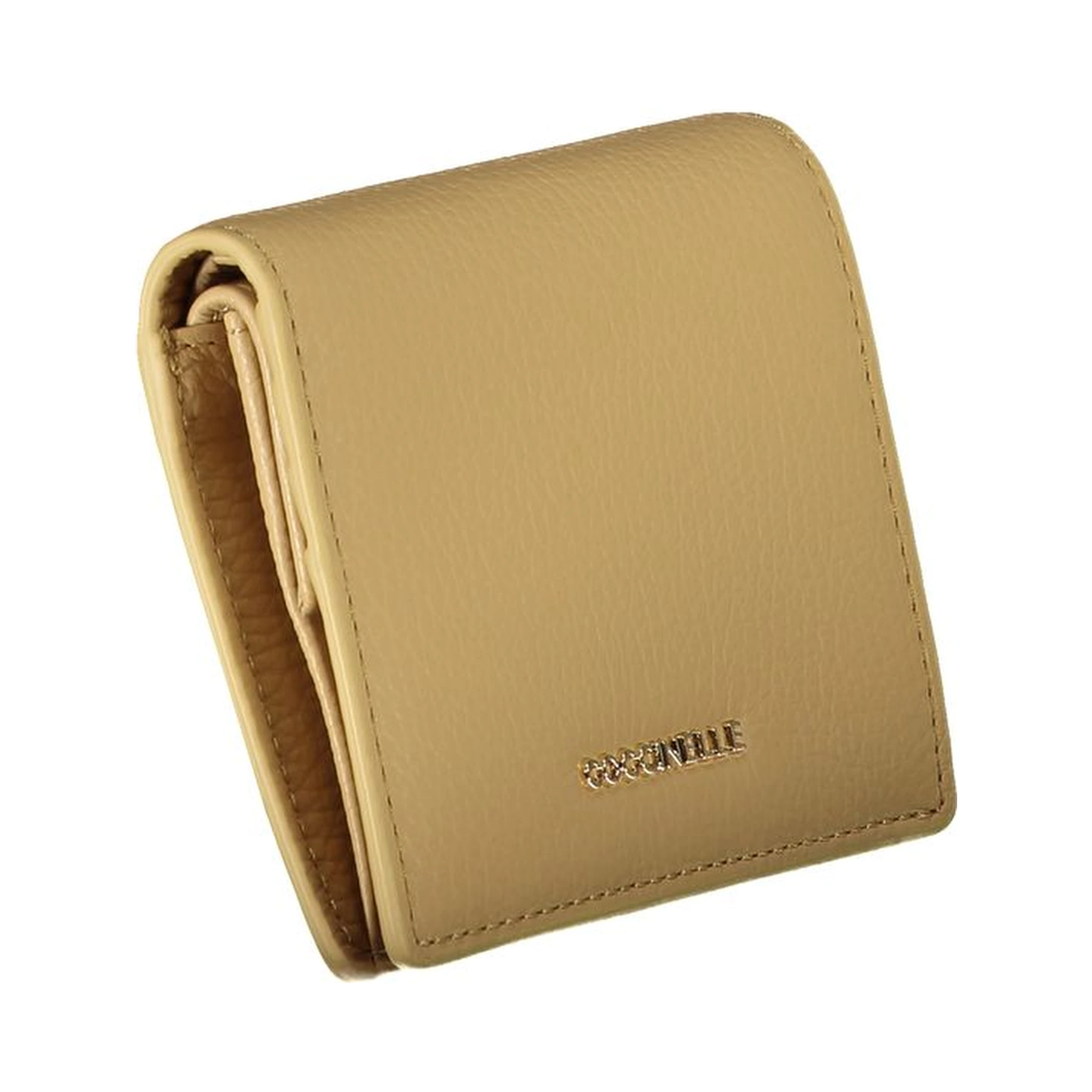 Beige Leather Wallet