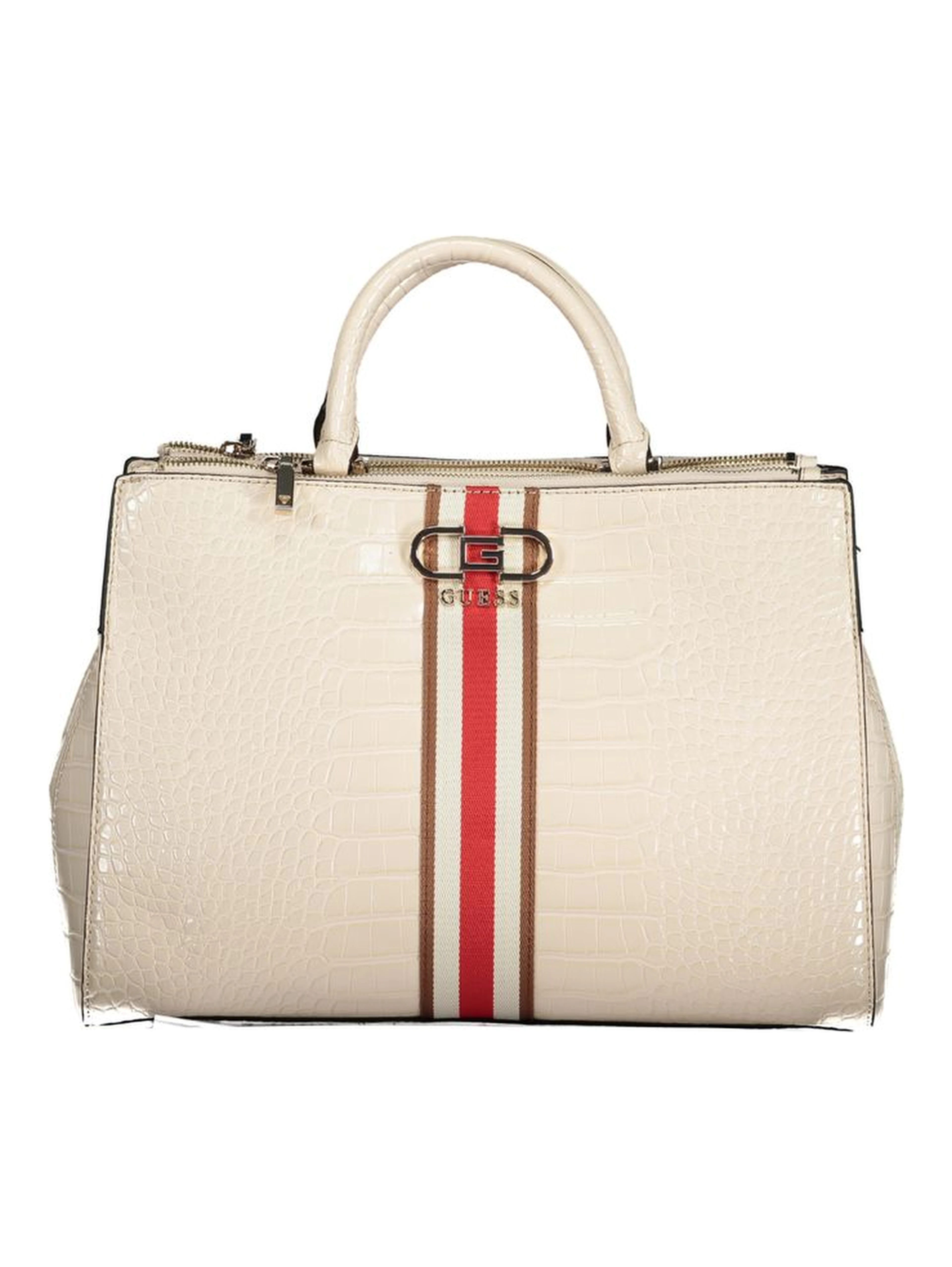 Beige Polyethylene Handbag