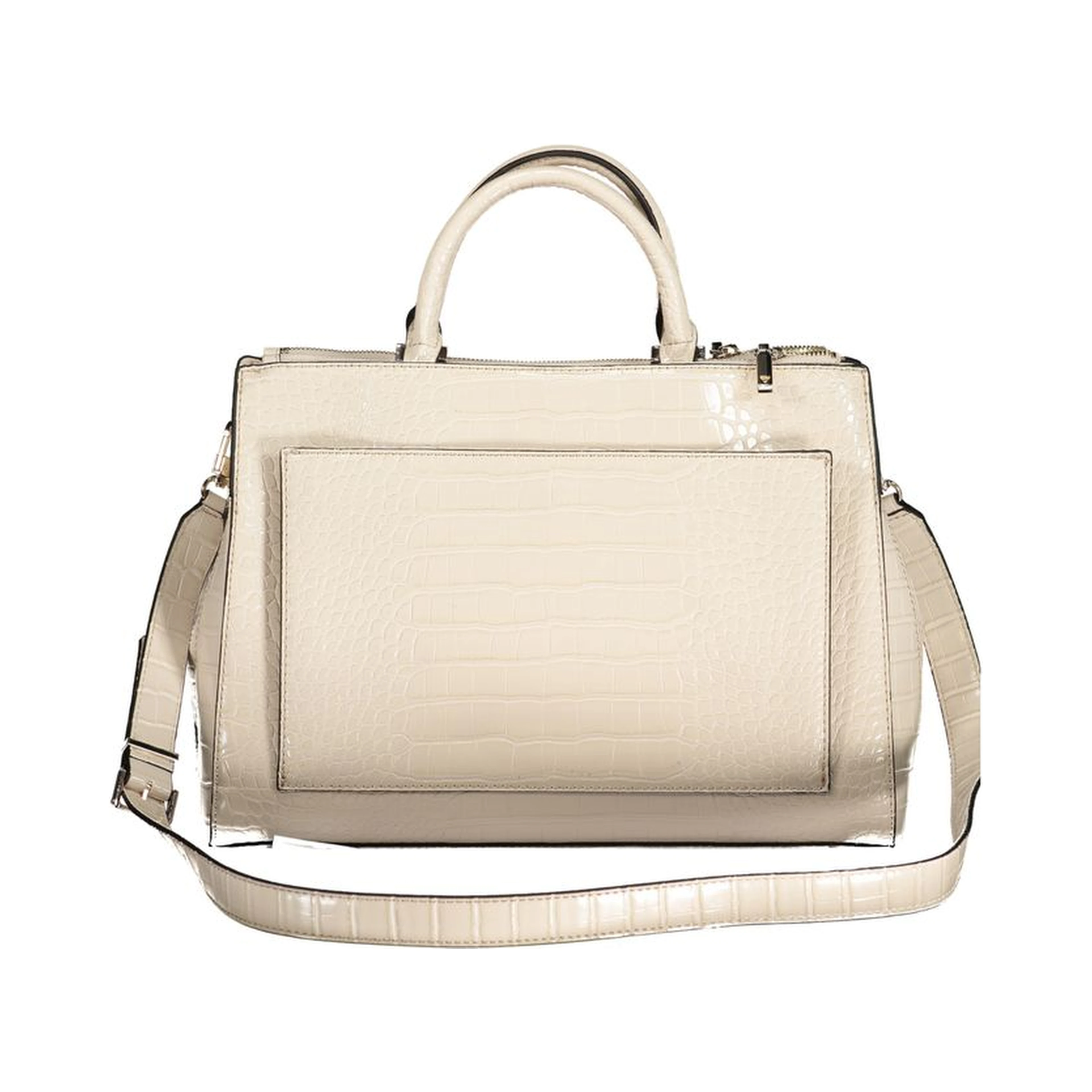 Beige Polyethylene Handbag