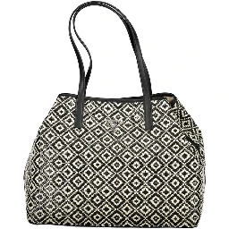 حقيبة يد من البولي إيثيلين الأسود