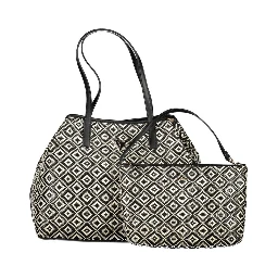 حقيبة يد من البولي إيثيلين الأسود