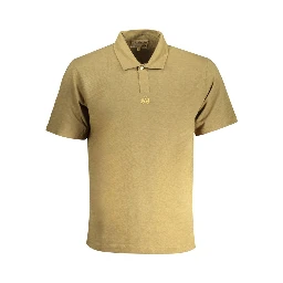 Green Cotton Polo Shirt