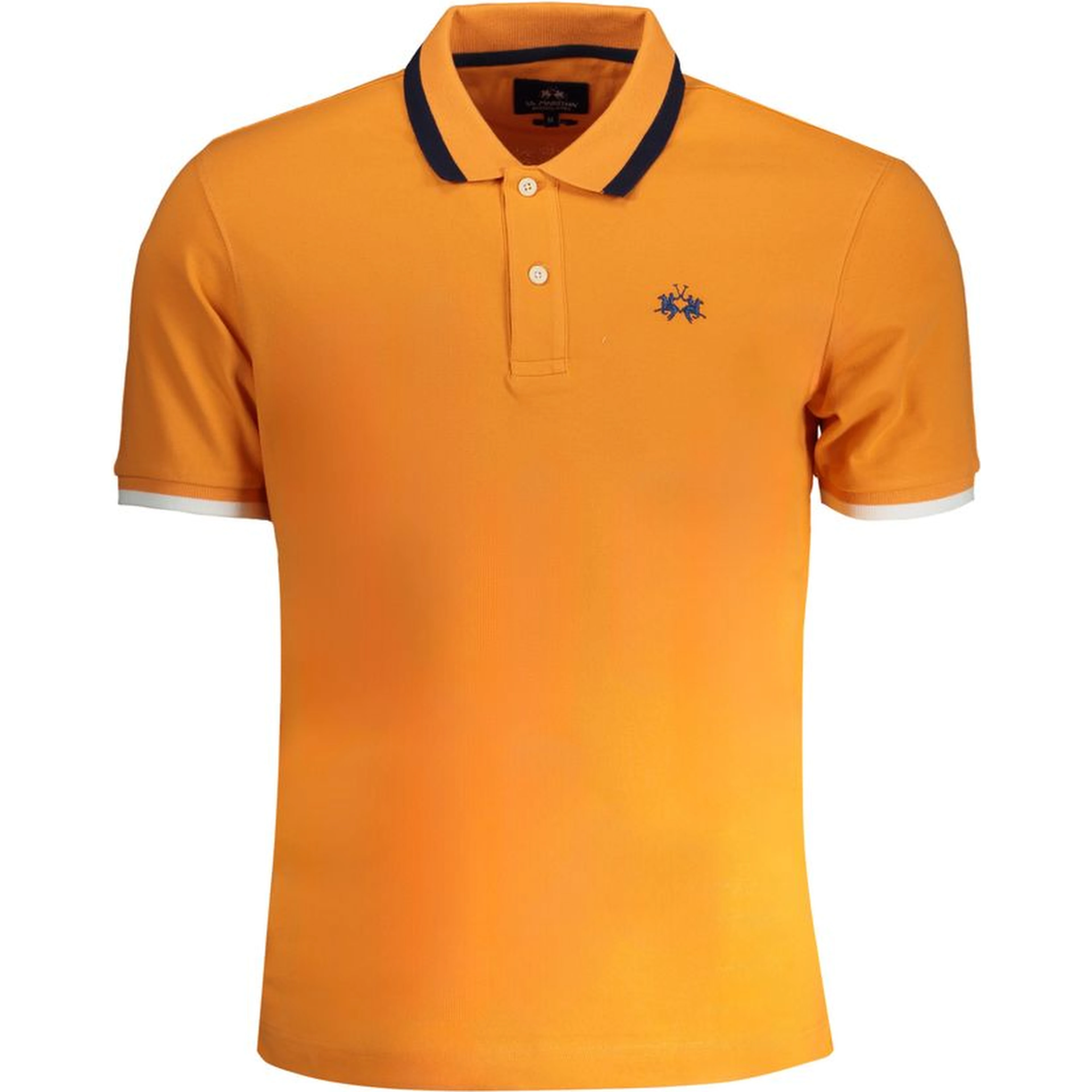 Orange Cotton Polo Shirt