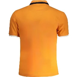 Orange Cotton Polo Shirt