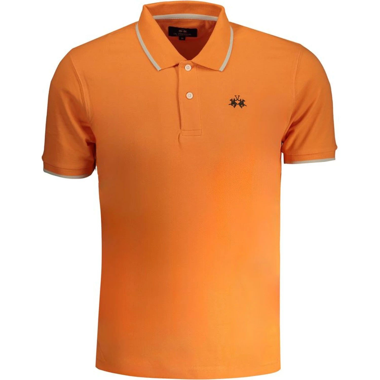 Orange Cotton Polo Shirt